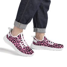 Load image into Gallery viewer, Ti Amo I love you - Exclusive Brand - Begonia Pink - Leopard - Mesh Knit Shoes
