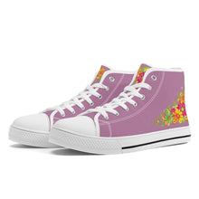 Load image into Gallery viewer, Ti Amo I love you  - Exclusive Brand - High-Top Canvas Shoes - White Soles
