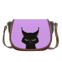 Load image into Gallery viewer, Ti Amo I love you - Exclusive Brand - Perfume -  Black Cat - Saddle Bag
