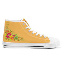 Load image into Gallery viewer, Ti Amo I love you - Exclusive Brand - High-Top Canvas Shoes - White Soles
