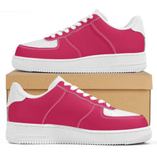 Load image into Gallery viewer, Ti Amo I love you - Exclusive Brand - Cerise Red 2 - Low Top Unisex Sneakers
