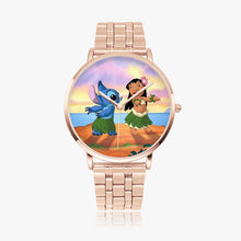 Load image into Gallery viewer, Ti Amo I love you  - Exclusive Brand  - Lilo &amp; Stitch - Womens Designer Instafamous Steel Strap Quartz Watch
