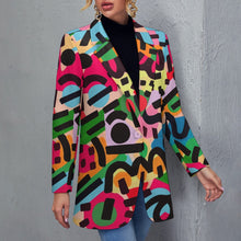 Load image into Gallery viewer, Ti Amo I love you - Exclusive Brand - Womens Suit Blazer Jacket - 2XS-2XL
