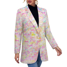 Load image into Gallery viewer, Ti Amo I love you - Exclusive Brand - Womens Suit Blazer Jacket
