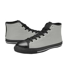 Load image into Gallery viewer, Ti Amo I love you - Exclusive Brand - Womens High Top Canvas Shoes with Black Soles
