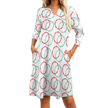 Load image into Gallery viewer, Ti Amo I love you - Exclusive Brand - 7-Point Long Sleeved Dress
