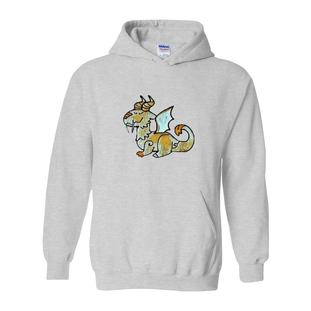 Ti Amo I love you - Exclusive Brand - Whimsical Dragon - 10 Colors - Unisex Heavy Blend Hooded Sweatshirt