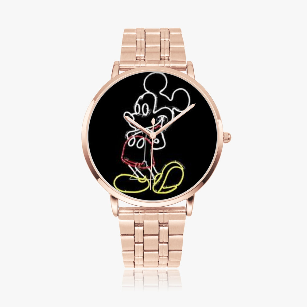 Ti Amo I love you - Exclusive Brand - Mickey Mouse - Instafamous Steel Strap Quartz Watch