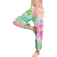 Load image into Gallery viewer, Ti Amo I love you  - Exclusive Brand  - Colorful Paint Splotches - Women&#39;s Harem Pants
