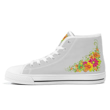 Load image into Gallery viewer, Ti Amo I love you - Exclusive Brand  - High-Top Canvas Shoes - White Soles
