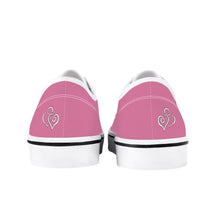 Load image into Gallery viewer, Ti Amo I love you -  Exclusive Brand  - Charm - Double White Heart -  Skate Shoe - White Soles
