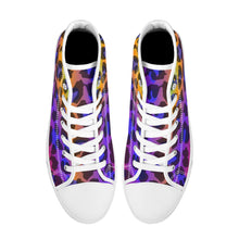 Load image into Gallery viewer, Ti Amo I love you - Exclusive Brand - High-Top Canvas Shoes - White Soles
