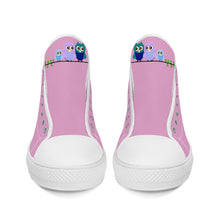 Load image into Gallery viewer, Ti Amo I love you - Exclusive Brand - High-Top Canvas Shoes - White Soles
