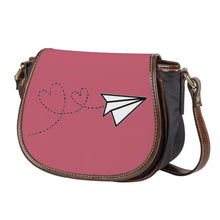 Load image into Gallery viewer, Ti Amo I love you - Exclusive Brand - Contessa 2 - Paper Airplane - Saddle Bag
