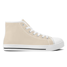 Load image into Gallery viewer, Ti Amo I love you  - Exclusive Brand - Unisex High-Top Canvas Shoes - White Soles
