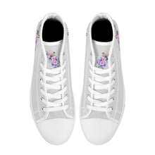 Load image into Gallery viewer, Ti Amo I love you  - Exclusive Brand - High-Top Canvas Shoes - White Soles
