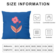 Load image into Gallery viewer, Ti Amo I love you - Exclusive Brand - 9 Colors - 7 Sizes - Flower Plush Pillow Case
