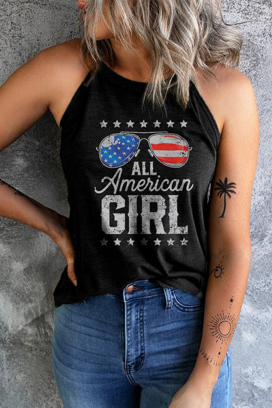 Womens - ALL AMERICAN GIRL Graphic Tank