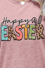 Load image into Gallery viewer, HAPPY EASTER Graphic Round Neck Tee Shirt
