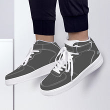 Load image into Gallery viewer, Ti Amo I love you - Exclusive Brand - Davy&#39;s Grey - High Top Unisex Sneakers
