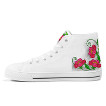 Load image into Gallery viewer, Ti Amo I love you - Exclusive Brand - High-Top Canvas Shoes - White Soles
