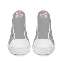 Load image into Gallery viewer, Ti Amo I love you - Exclusive Brand - High-Top Canvas Shoes - White Soles
