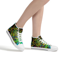 Load image into Gallery viewer, Ti Amo I love you - Exclusive Brand  - High-Top Canvas Shoes - White Soles
