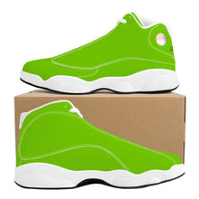 Load image into Gallery viewer, Ti Amo I love you - Exclusive Brand  - Apple Orchid Green -Mens / Womens - Unisex  Basketball Shoes - White Laces
