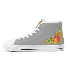 Load image into Gallery viewer, Ti Amo I love you - Exclusive Brand  - High-Top Canvas Shoes - White Soles
