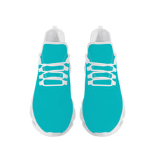 Load image into Gallery viewer, Ti Amo I love you - Exclusive Brand  - Vivid Cyan ( Robin&#39;s Egg Blue) - Mens / Womens - Flex Control Sneakers- White Soles
