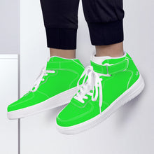 Load image into Gallery viewer, Ti Amo I love you - Exclusive Brand - Ball Green - High Top Unisex Sneakers
