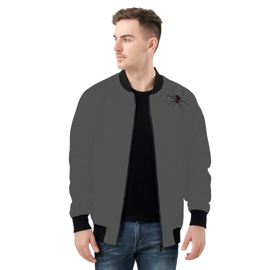 Ti Amo I love you -  Exclusive Brand- Day's Grey - Spider - Men's Bomber Jacket