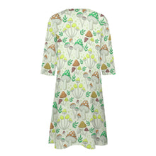 Load image into Gallery viewer, Ti Amo I love you - Exclusive Brand - 10 Styles - Fruit &amp; Veggies - 7-point Sleeve Dress - Sizes S-5XL
