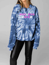 Load image into Gallery viewer, WEEKEND LOVER Graphic Tie-Dye Sweatshirt
