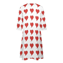 Load image into Gallery viewer, Ti Amo I love you - Exclusive Brand - 7-Point Long Sleeved Dress
