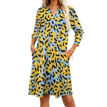 Load image into Gallery viewer, Ti Amo I love you - Exclusive Brand - 7-Point Long Sleeved Dress - Sizes S-5XL
