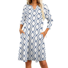 Load image into Gallery viewer, Ti Amo I love you - Exclusive Brand - 8 Styles - 7-point Long Sleeve Dresses - Sizss S-5XL
