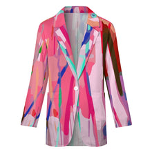 Load image into Gallery viewer, Ti Amo I love you - Exclusive Brand - Womens Suit Blazer Jacket - 2XS-2XL
