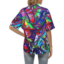 Load image into Gallery viewer, Ti Amo I love you - Exclusive Brand  - Women&#39;s Hawaiian Shirts - Sizes S-2XL
