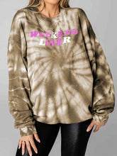 Load image into Gallery viewer, WEEKEND LOVER Graphic Tie-Dye Sweatshirt
