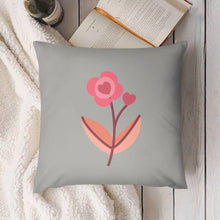 Load image into Gallery viewer, Ti Amo I love you - Exclusive Brand - 9 Colors - 7 Sizes - Flower Plush Pillow Case
