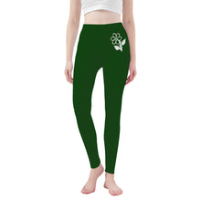 Load image into Gallery viewer, Ti Amo I love you - Exclusive Brand  - Realm of the Underworld - White Daisy -  Yoga Leggings
