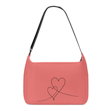 Load image into Gallery viewer, Ti Amo I love you - Exclusive Brand - Blush Flesh -  Double Script Heart - Journey Computer Shoulder Bag
