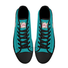 Load image into Gallery viewer, Ti Amo I love you - Exclusive Brand - High-Top Canvavs Shoes - Black Soles
