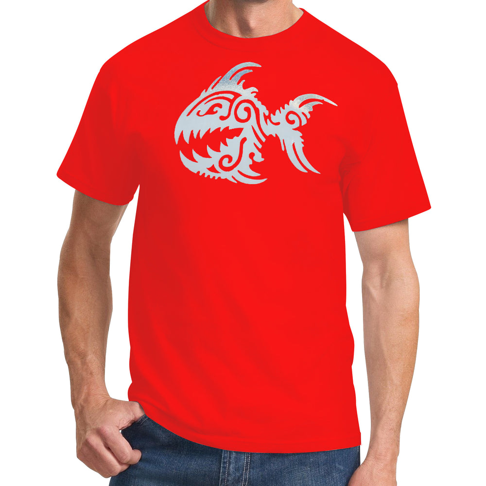 Ti Amo I love you - Exclusive Brand - Red - Angry Fish - Mens T-Shits - Sizes XS-4XL
