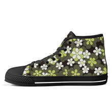 Load image into Gallery viewer, Ti Amo I love you - Exclusive Brand - High-Top Canvas Shoes - Black Soles
