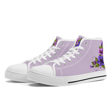 Load image into Gallery viewer, Ti Amo I love you - Exclusive Brand - High-Top Canvas Shoes - White Soles
