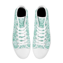 Load image into Gallery viewer, Ti Amo I love you - Exclusive Brand  - High-Top Canvas Shoes - White Soles
