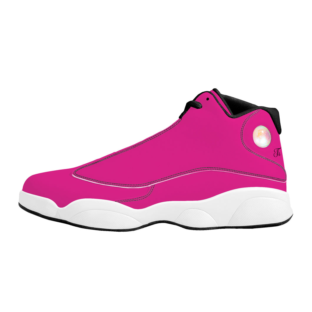 Ti Amo I love you  - Exclusive Brand  - Barbie Pink -Womens  Basketball Shoes - Black Laces