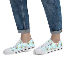 Load image into Gallery viewer, Ti Amo I love you - Exclusive Brand - Low-Top Canvas Shoes- White Soles
